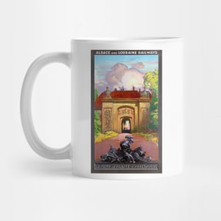 Vintage Travel Poster France Phalsbourg Mug